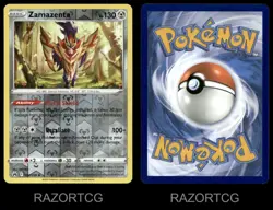 ZAMAZENTA 097/159 HOLO R CROWN ZENITH POKEMON NM/M - Image 4