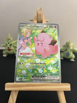 Pokemon TCG Lillie's Clefairy EX 184/159 Journey Together SIR - Image 1