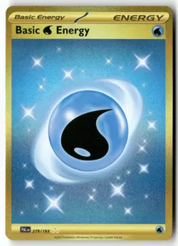 BASIC WATER ENERGY 279/193 HYPER RARE PALDEA EVOLVED POKEMON NEAR MINT - Image 1