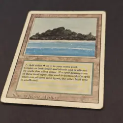 MTG Revised "Tropical Island" English Dual Land Magic The Gathering MP Condition - Image 3
