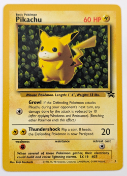 Pokemon Ivy Pikachu #1 Black Star League Promo 1999 WOTC LP - Image 1