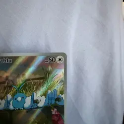 Pokemon TCG Swablu 213/182 SV04 Paradox Rift Illustration Rare Holo ENG HP 50 - Image 3