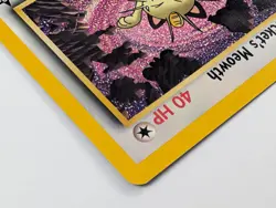 Pokemon Team Rocket’s Meowth Black Star Promo #18 WOTC NM/LP NP - Image 4