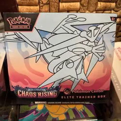Pokemon Chaos Rising Pokemon Center ETB Elite Trainer Box Factory Sealed New - Image 1