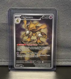 Pokemon TCG Alakazam 140 HP Holo Promo Stage 2 009 Me Mega Evolution (EN) - Image 1
