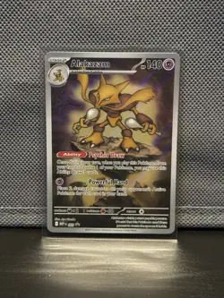 Pokemon TCG Alakazam 140 HP Holo Promo Stage 2 009 Me Mega Evolution (EN) - Image 3