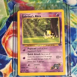 Wizards of the Coast Pokemon TCG Sabrina's Abra 94/132 Gym Challenge EN 2000 - Image 1