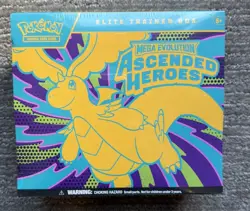 POKEMON TCG ASCENDED HEROES Elite Trainer Box ETB, New & Factory Sealed! (TEAR) - Image 1