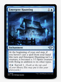 Emergent Haunting [Outlaws of Thunder Junction] MTG Magic NM/M 💧 - Image 1