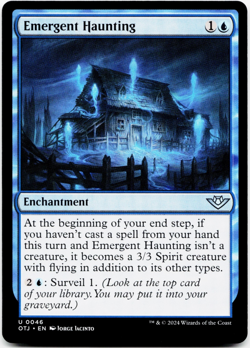 Emergent Haunting [Outlaws of Thunder Junction] MTG Magic NM/M 💧 - Image 3