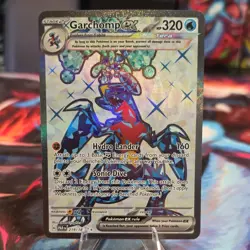 Pokemon TCG Garchomp ex 219/182 SV04 Paradox Rift Holo Full Art UR - Image 1