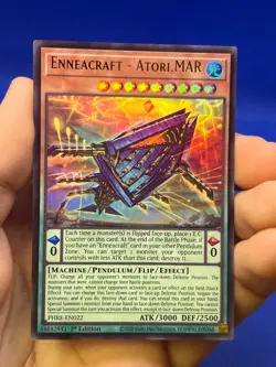 YuGiOh Phantom Revenge Enneacraft Atori.MAR PHRE-EN022 Ultra Rare Foil NM - Image 2