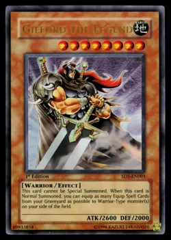 Gilford the Legend - SD5-EN001 LP Structure Deck: Warrior's Triumph Yu-Gi-Oh - Image 1