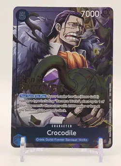 One Piece TCG - Promo - Crocodile Winner P-082 (2 on 2 Battle 2025) - English - Image 1