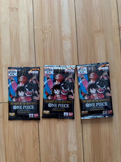 One Piece OP09 Emperors in the New World Booster Pack ENGLISH New Sealed - 3pcs - Image 1