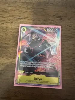 Bandai One Piece CCG Shiryu OP16-108 SR Alternate Art Foil - Image 1