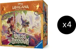 Disney Lorcana Wilds Unknown Booster Box Case | SEALED CASE | 4x Booster Boxes - Image 1