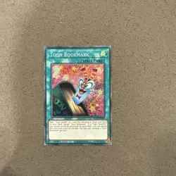 Yugioh Spell Card Toon Bookmark BLCR-EN067 1st Edition Secret Rare - Pack Fresh - Image 1