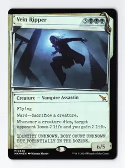 Vein Ripper Showcase Foil Mythic Murders at Karlov Manor MTG Card NM - Image 1