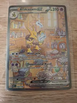 Pokemon Alakazam EX TCG Card 201/165 SV Scarlet & Violet 151 - Image 1