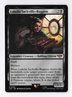 Lobelia Sackville-Baggins Regular Rare Lord of the Rings MTG Magic the Gathering - Image 1