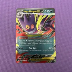 Mega Gengar ex 056/094 - Phantasmal Flames - Double Rare Holo Pokemon Card - NM - Image 1