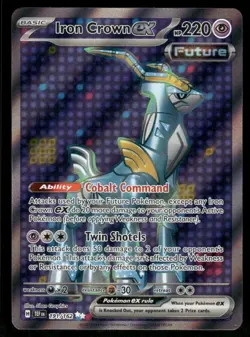 Pokemon Cards Iron Crown ex 191/162 Temporal Forces Ultra Rare NM - Image 1