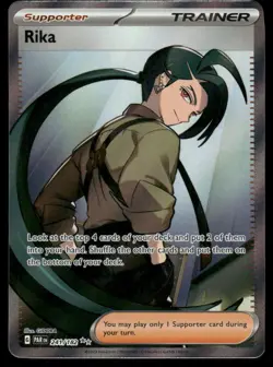 Pokemon Cards Rika 241/182 Paradox Rift Ultra Rare NM - Image 1