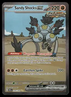 Pokemon Cards Sandy Shocks ex 250/182 Paradox Rift Special Illustration Rare NM - Image 1