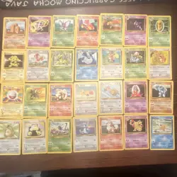 Wizards of the Coast Pokemon TCG Vintage 78-Card Lot Base Set 2 - Image 1