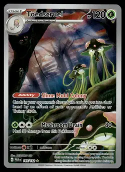 Pokemon Cards Toedscruel 185/182 Paradox Rift Illustration Rare NM *1 - Image 1