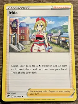 Pokemon Card Irida Astral Radiance Rare 147/189 (L) - Image 1