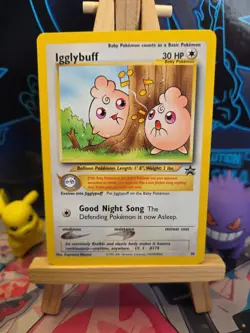 Pokemon Igglybuff Black Star Promo Card 36 Near Mint, Original WOTC NM Vintage - Image 1