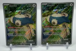Snorlax 051 SV: Scarlet & Violet Promo Cards Holo x2 NM - Image 1