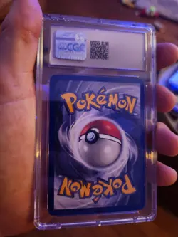 CGC 8.5 GEM MINT Pokemon 2003 Omanyte 70/100 Reverse Holo Ex Sandstorm - Image 3