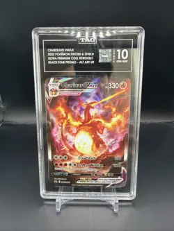 2022 Pokemon SWSH BSP Ultra Premium UPC #261 FA Charizard VMAX TAG 10 - Image 1