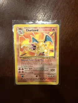 Pokemon 2002 Charizard 3/110 Rare Non Holo [played] - Image 1
