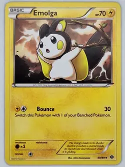 Emolga 49/99 Pokemon - Black and White Next Destinies LP - Image 1