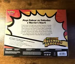 Pokemon TCG Mega Evolution Ascended Heroes Mega Emboar ex Box Sealed - Image 2