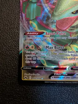 Pokemon TCG Rayquaza VMAX Rapid Strike Crown Zenith Holo Ultra Rare Card 102/159 - Image 4