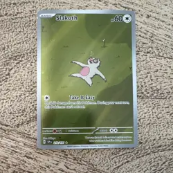 Pokemon Slakoth 212/191 Surging Sparks Illustration Rare BGS Black Label Worthy - Image 1