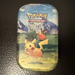 Pokemon TCG Mega Evolution Ascended Heroes Mini Tin Pikachu Tepig 2 Boosters - Image 1