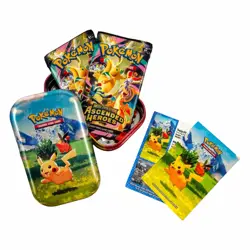 Pokemon TCG Mini Tin lot of 4 - Pikachu Riolu Clefairy Chikorita Tin - Image 2