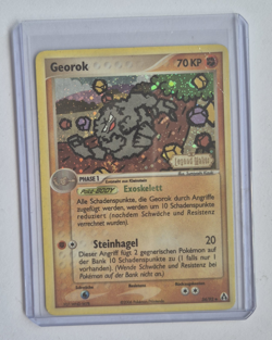 Pokemon TCG Georok 34/92 Holo Rare EX Legend Maker stamped 2006 - Image 1