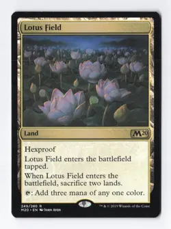 Lotus Field Regular Rare Core Set 2020 MTG Magic the Gathering Card NM - Image 1