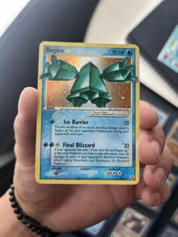 Regice Gold Star 90/92 - 2006 Pokemon Legend Maker Holo (MP to LP) - Image 1