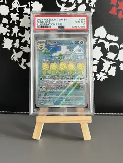 2024 Pokemon SV Twilight Masquerade Sunflora #169/167 PSA 10 - Image 1
