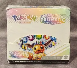 Pokemon TCG Scarlet & Violet Prismatic Evolutions Elite Trainer Box Eevee NISB - Image 1