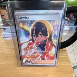 Pokemon Co. Carmine 217/167 Sv06 Twilight Masquerade SIR Holo Full Art ENG - Image 1
