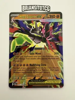 MEGA ZYGARDE EX 047/088 PERFECT ORDER POKEMON (DOUBLE RARE, NM) - Image 1